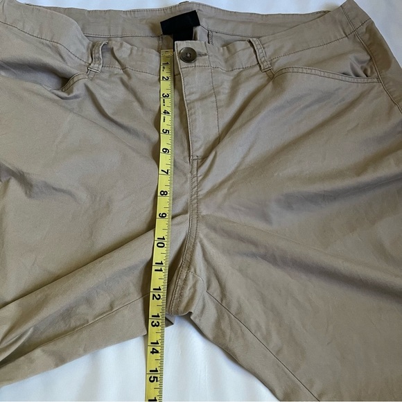 Lane Bryant Womens Pants Brown Straight Wide Leg Cotton 18 Long Career Trouser - Picture 15 of 17